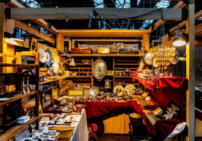 What is the biggest antique fair in the UK